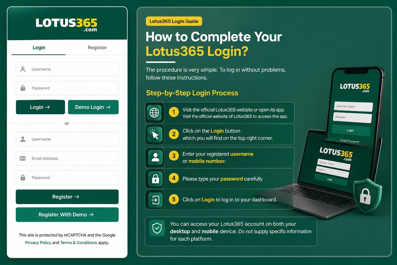 Lotus365 Login